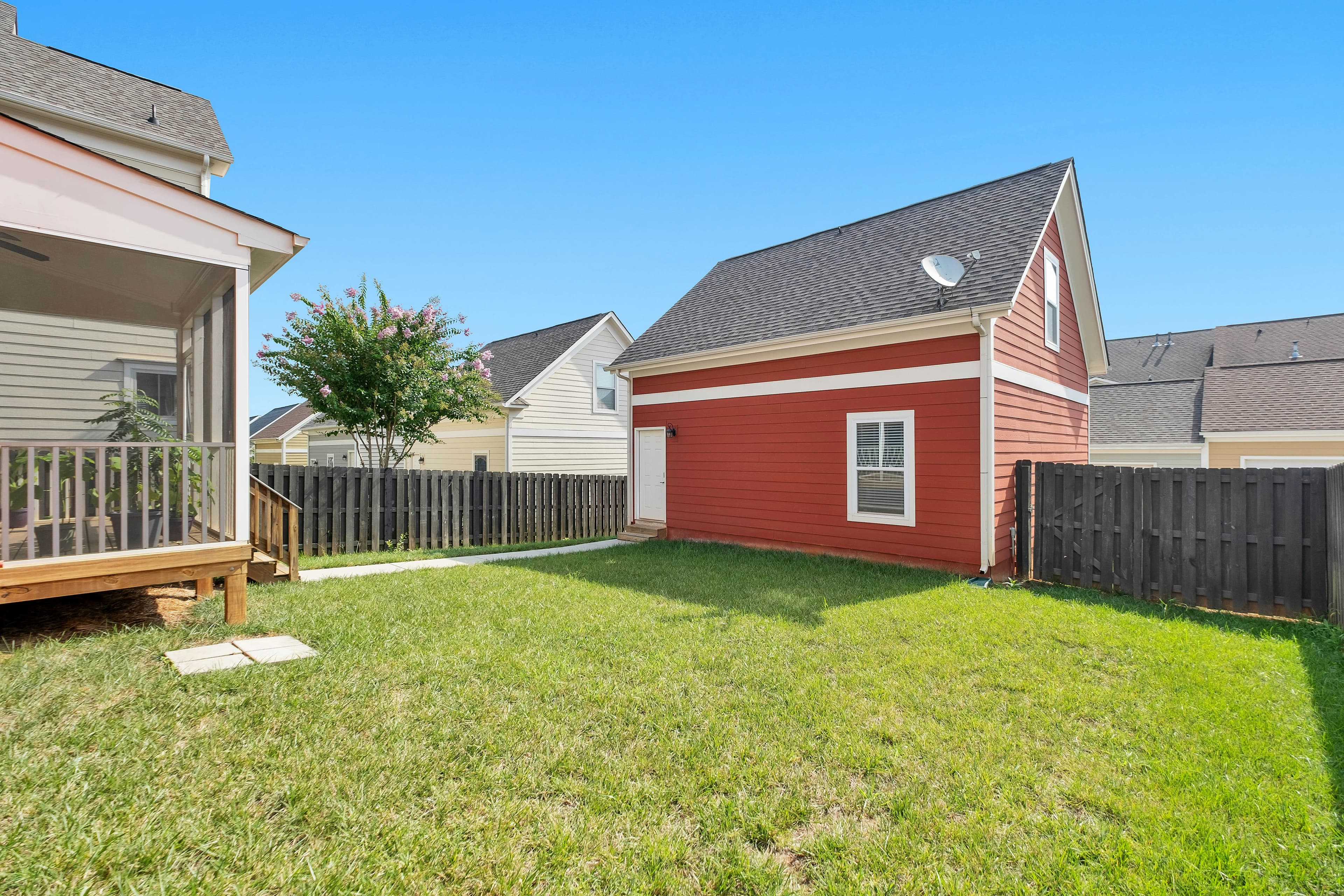 Comprehensive exterior home maintenance including gutter cleaning and power washing in Charlotte, NC